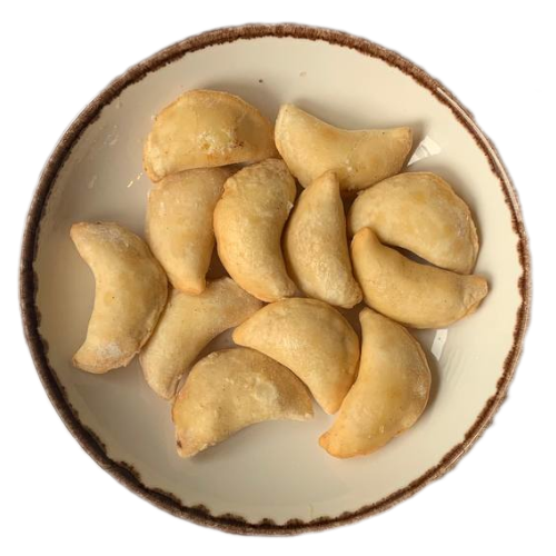 Pierogi z słodkiem serem smażony