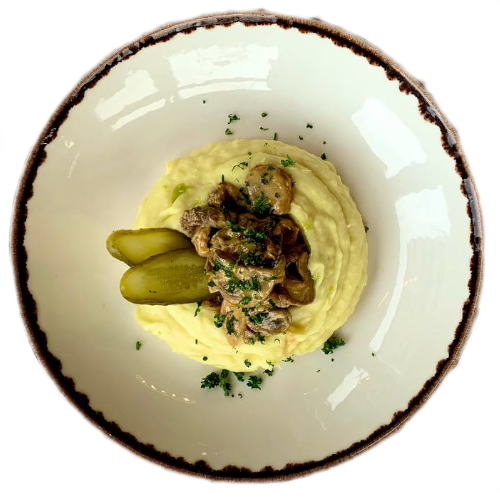 Puree ziemniaczane z grzybami