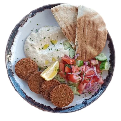 Falafel z hummusem