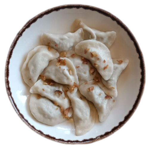 Pierogi z ziemniakami i borowikami